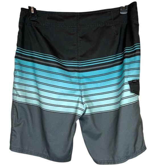 O'NEILL Surf Board Shorts in Black, Blues, and Gray Men's 34 Waist - Picture 5 of 8